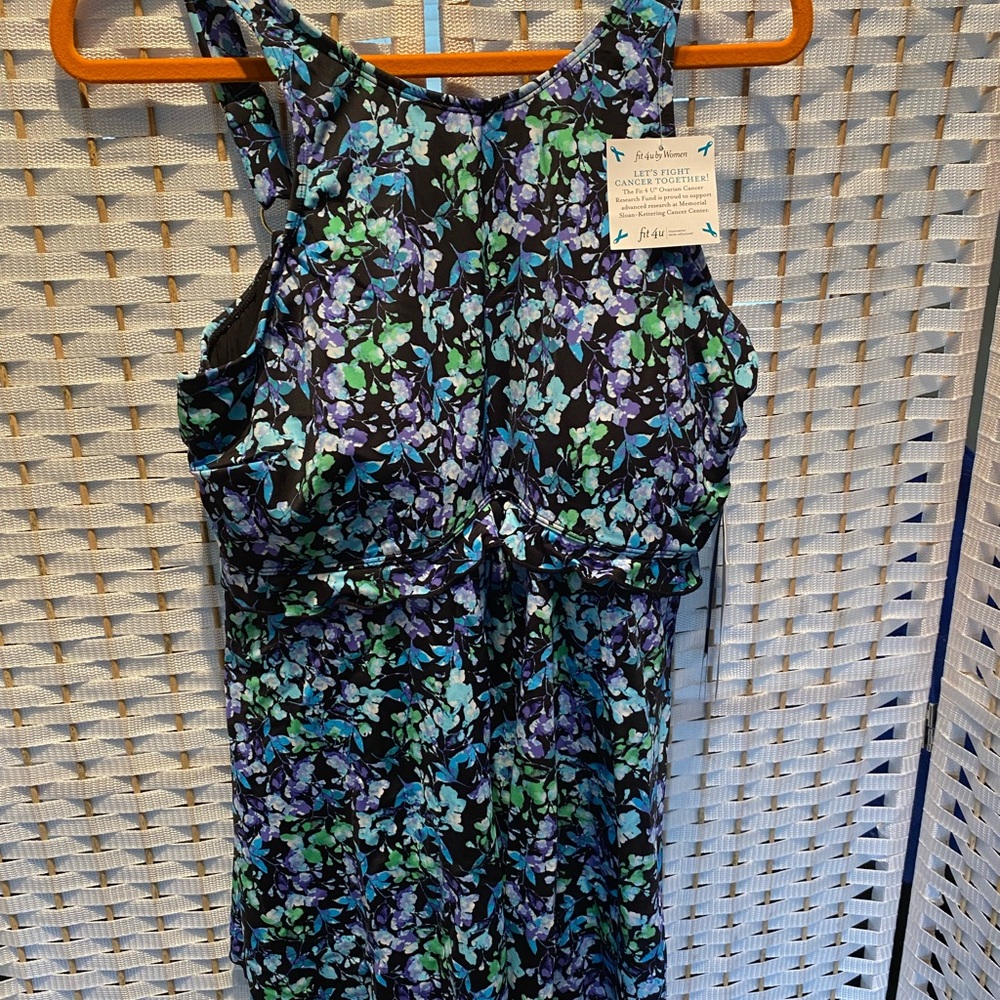 Floral Swim Dress, Modest, Plus Size 20W